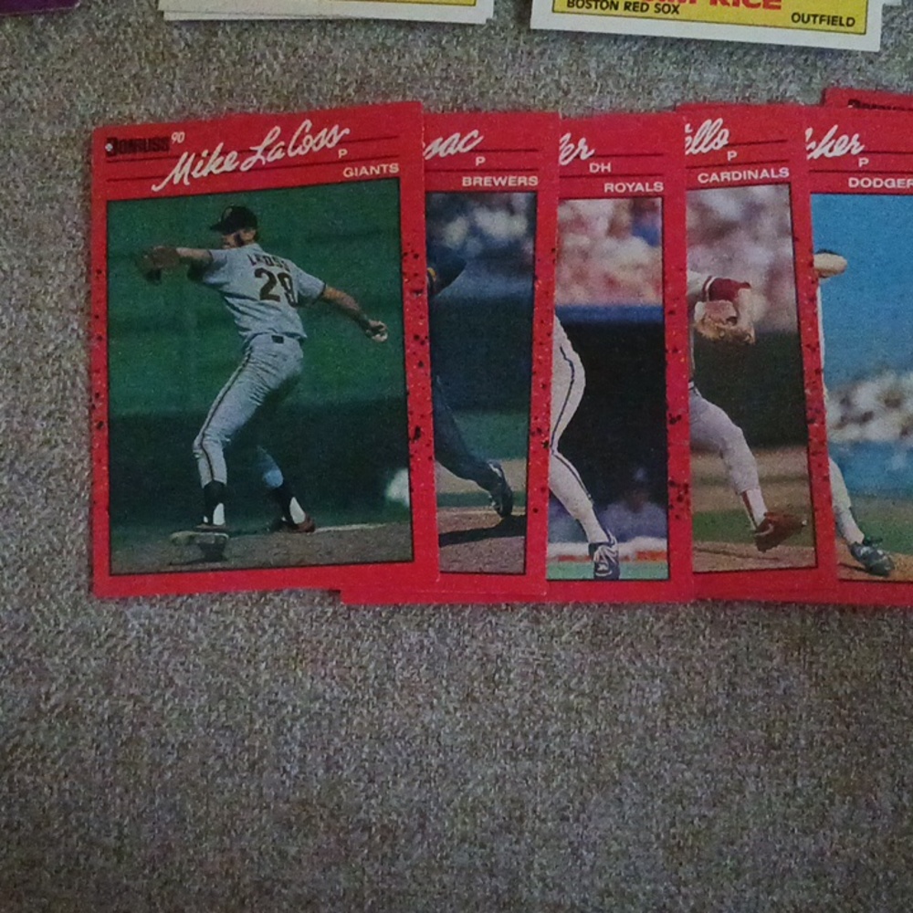 10-pack common donruss 90 collector's baseball cards